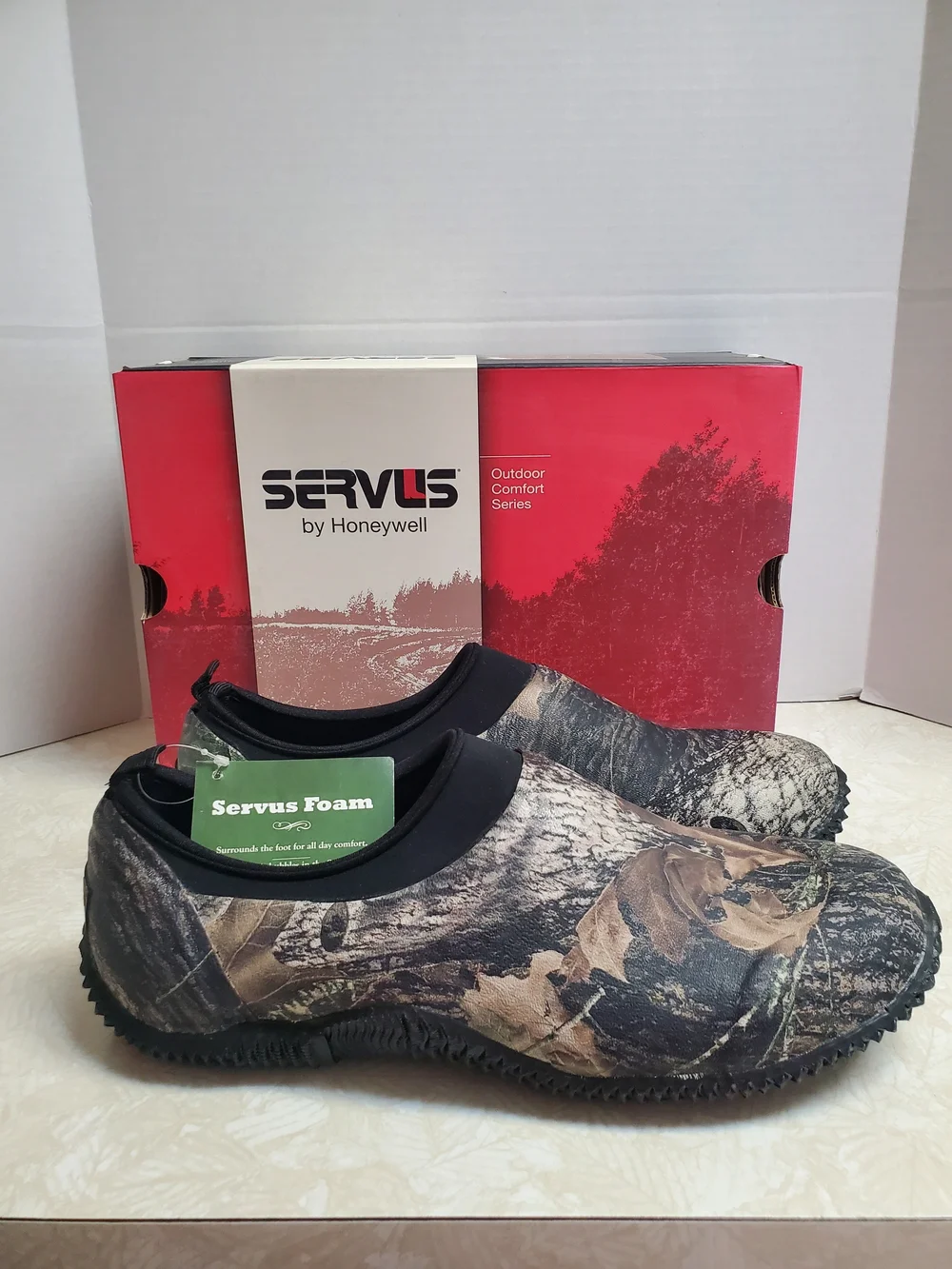 Servus by Honeywell Men's Camouflage Slip-On Loafers - Green/Brown